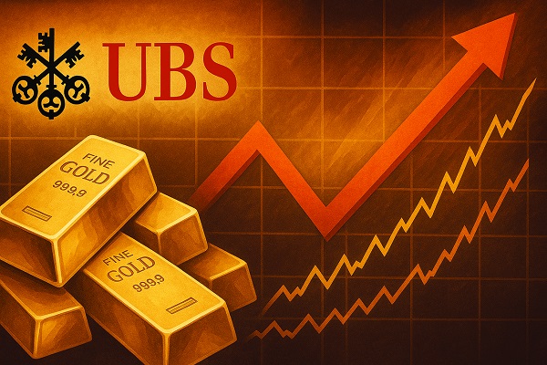 UBS: Vàng hưởng lợi rõ rệt từ làn sóng phi đô la hóa, giá có thể lên 5.400 USD