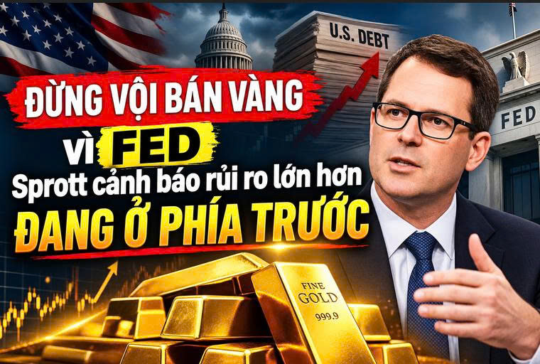 Fed chỉ là chuyện ngắn hạn, núi nợ Mỹ mới là “quả bom” có thể đẩy vàng lên cao