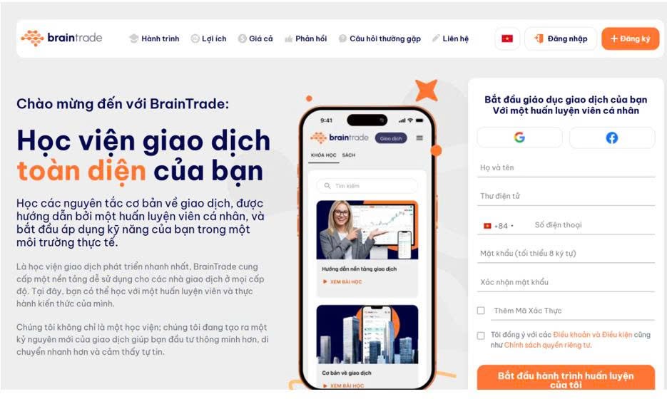BrainTrade Việt Nam: Tái sịnh nghĩa về tài chính