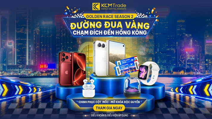 KCM Trade công bố Golden Race Season 2 – Đường Đua Vàng dành riêng cho thị trường Việt Nam