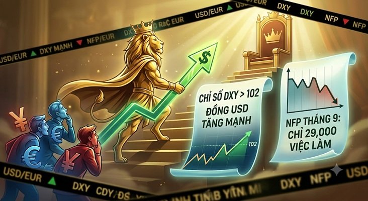 USD càng mạnh sau NFP yếu: Đồng bạc xanh đang trở lại đầy quyền lực?