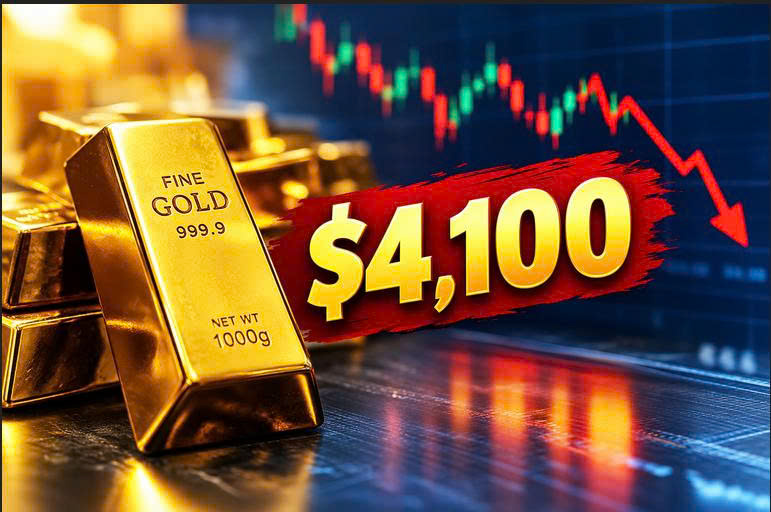 Giá vàng lao về 4.100 USD: Đây là đáy hay “cú rơi” mới chỉ bắt đầu?