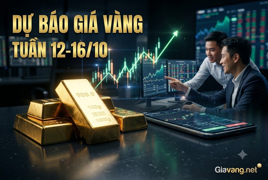 Dự báo giá vàng tuần 12-16/10: Phố Wall cược tất tay giá vàng bùng nổ, NĐT nhỏ lẻ vẫn khá run