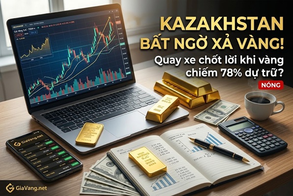 “Ôm vàng đến nghẹt thở”: Quá sợ hãi vì vàng chiếm tới 78% tài sản, quốc gia này quyết định xả kho! Đó là?