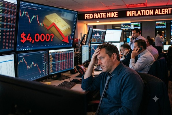 Đòn giáng bất ngờ từ lạm phát: Mốc 4.000 USD/ounce có đủ sức cứu giá vàng?