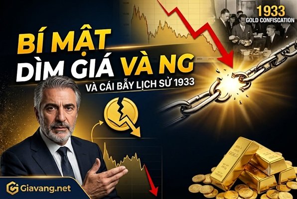 Cựu chuyên viên trái phiếu London tiết lộ bí mật dìm giá vàng và cái bẫy lịch sử năm 1933