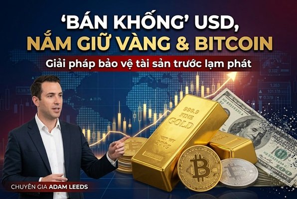 CEO Ledn: “Bán khống USD”, nắm giữ vàng và Bitcoin để chống lại sự bào mòn của lạm phát