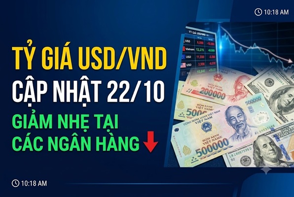 Giá USD ngày 22/10: Tỷ giá ngân hàng quay đầu giảm nhẹ