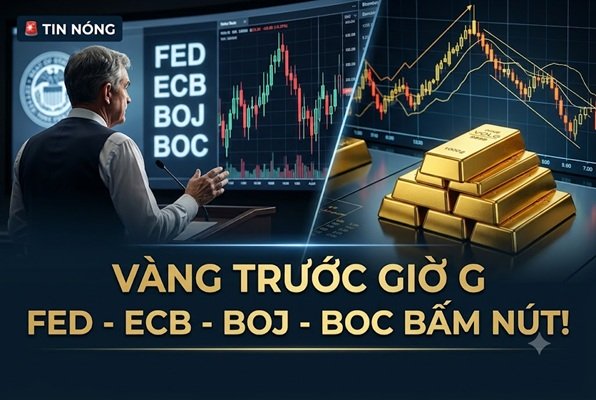 Fed và 5 ông lớn đồng loạt “ra đòn”: Giá vàng chuẩn bị nổ tung hay lao dốc không phanh?