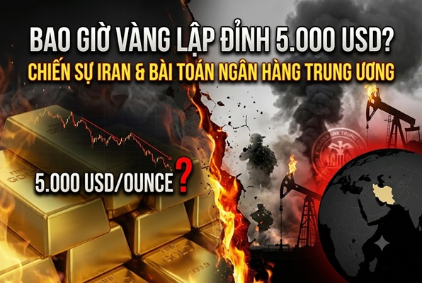 Muốn vàng cán mốc 5.000 USD/ounce? Chỉ một điều này xảy ra mới cứu nổi thị trường!