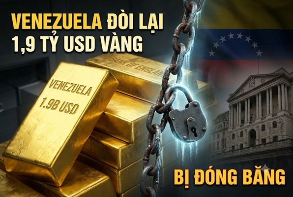 Bị giam 1,9 tỷ USD vàng suốt 6 năm, Venezuela bất ngờ ra tối hậu thư cho Ngân hàng Anh: “Đã quá đủ lý do!”